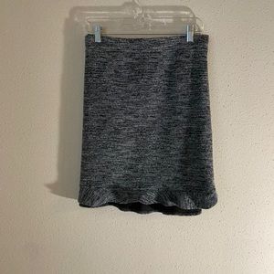 Loft Plus Ruffle Hem Skirt